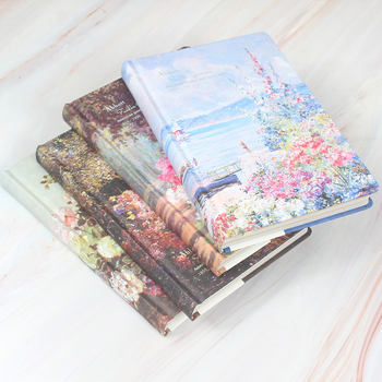 DIY ръчно изработен твърд дневник с вътрешни страници, нишково подвързване, творчески стил