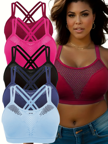 Bešliniu siūlių nėrinių liemenėlė su pečių iškirpimais, beformės kaušės, pagrindinis audinys: nailonas, įdaila: medvilnė, susiuvimo funkcija