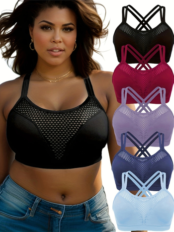 Bešliniu siūlių nėrinių liemenėlė su pečių iškirpimais, beformės kaušės, pagrindinis audinys: nailonas, įdaila: medvilnė, susiuvimo funkcija