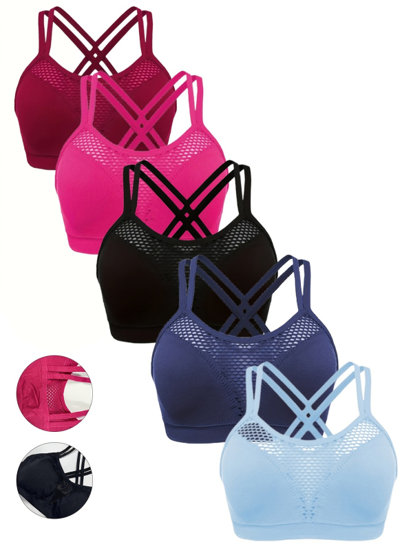 Bešliniu siūlių nėrinių liemenėlė su pečių iškirpimais, beformės kaušės, pagrindinis audinys: nailonas, įdaila: medvilnė, susiuvimo funkcija