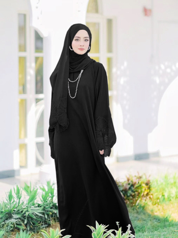 Γυναικεία Αμπάγια με Εκτύπωση, Μακριά Μανίκια Ρόμπα, Ύφασμα Πολυεστέρα-Σπάντεξ, Άνοιξη 2025