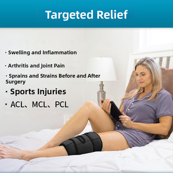 Gel επιγονατιδές προστατευτικά για το γόνατο με πάγο για ζεστό/ψυχρό συμπίεση, ύφασμα νάιλον/νεοπρέν, 690 g