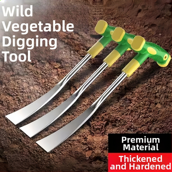 Φτυάρι από χάλυβα μαγανίου για εξωτερικές εργασίες — εργαλείο κηπουρικής για οικιακή χρήση, Warm Lion