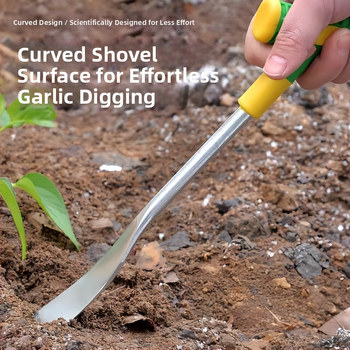 Φτυάρι από χάλυβα μαγανίου για εξωτερικές εργασίες — εργαλείο κηπουρικής για οικιακή χρήση, Warm Lion