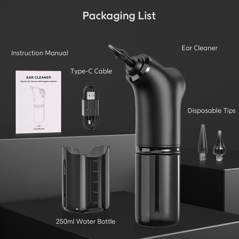 Ηλεκτρικός καθαριστής αυτιών με άκρη που δεν εκπέμπει φως, ABS, κουτί 36 τεμάχια, μάρκα Neutral