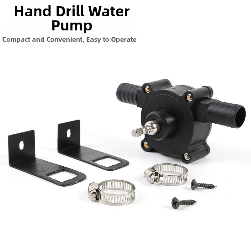 Преносима домашна водна помпа с DC захранване, самозасмукваща центробежна помпа, за работа с бормашина