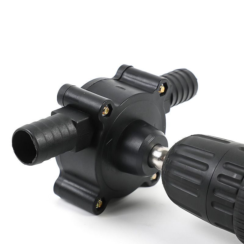 Преносима домашна водна помпа с DC захранване, самозасмукваща центробежна помпа, за работа с бормашина