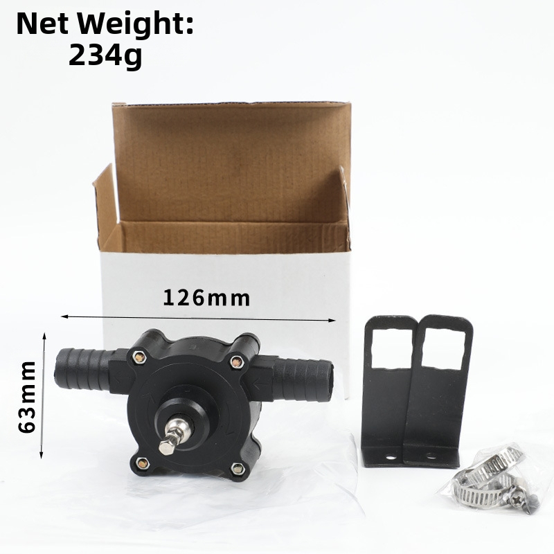 Преносима домашна водна помпа с DC захранване, самозасмукваща центробежна помпа, за работа с бормашина