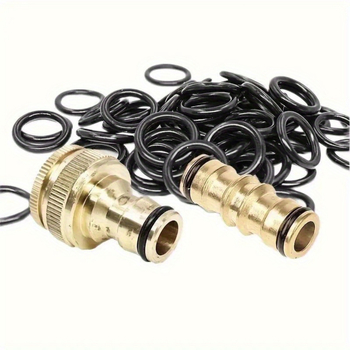 O-образно уплътнение, нитрилна гума, водоустойчиви кожени пръстени, комплект 225 бр.