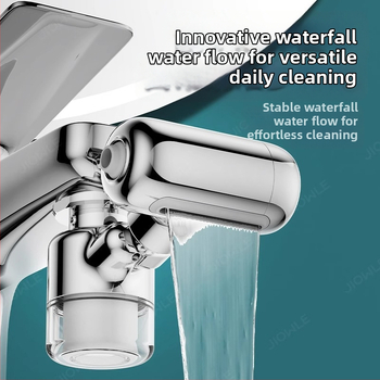 Universālais krāns ar filtru izplūdei mājsaimniecības izlietnei, aizsardzība pret šļakstiem, modelis 3564, elektroplatinga pārklājums, vienrokas vadība