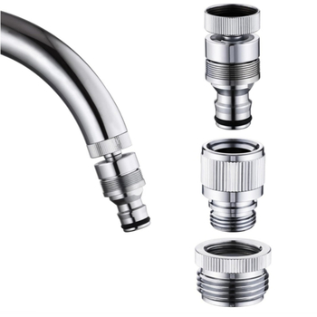 Месингов адаптер за чешма за свързване на душ шланг, пералня и мивка