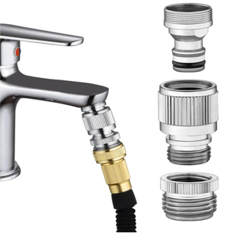 Месингов адаптер за чешма за свързване на душ шланг, пералня и мивка