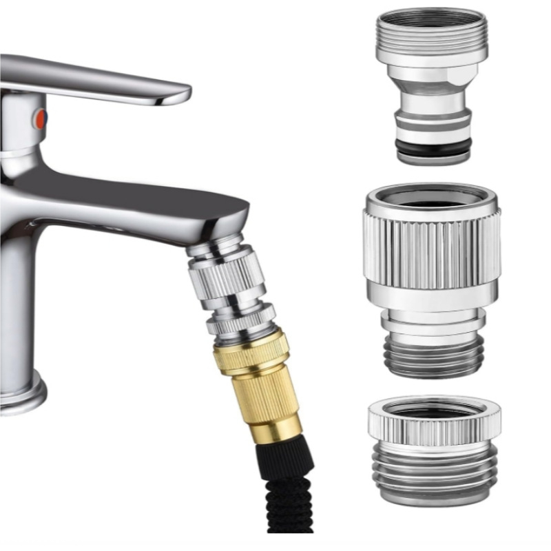 Месингов адаптер за чешма за свързване на душ шланг, пералня и мивка