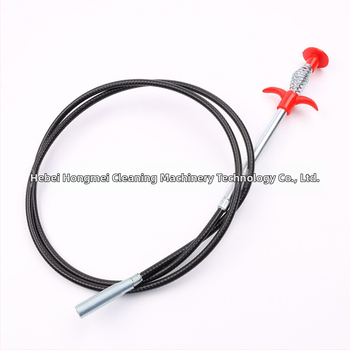 Lankstus vamzdžių valymo įrankis su nagučiu plaukams – namų vamzdžių valymui