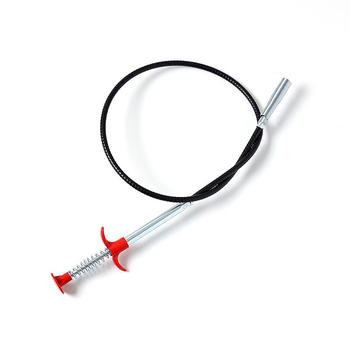 Lankstus vamzdžių valymo įrankis su nagučiu plaukams – namų vamzdžių valymui