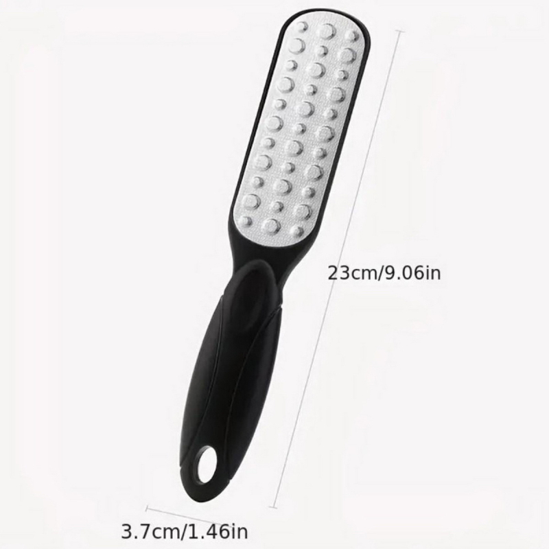 Двустранна пила за крака от неръждаема стомана за педикюр и премахване на мъртва кожа и мазоли