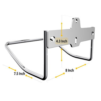Στήριγμα σκάλας από ανοξείδωτο χάλυβα, επιτοίχιο, καθολική εφαρμογή, μοντέρνο μινιμαλιστικό στυλ