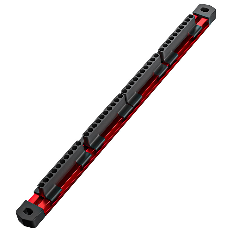 Алуминиева лента за съхранение на битове с шестостенна дръжка във форма на прасковено цвете и държач за битове