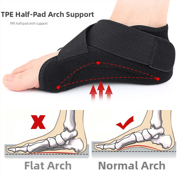 Κάλυμμα φτέρνας με Velcro, μοντέλο 018 arch heel cover; υλικά: TPE, ύφασμα, πολυεστέρας, SBR; κατάλληλο για αθλητικά, δερμάτινα, μποτάκια, casual και επαγγελματικά παπούτσια; unisex ενήλικες