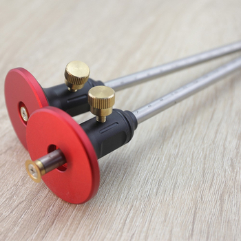 Ξυλουργικός οδηγός χάραξης με ευρωπαϊκή παράλληλη διάταξη, ακρίβεια ρύθμισης, λεπίδα από καθαρό χαλκό — διπλής χρήσης εργαλείο χάραξης και μέτρησης βάθους