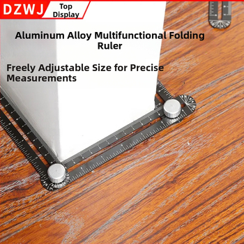 Контурен измервател с заключване – сгъваема релса за плочки и профилиращ инструмент за дърводелство