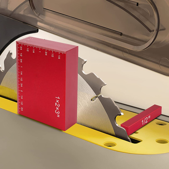 Σετ 15 τεμαχίων μπλοκ ρύθμισης για τραπεζοπριονο, μπλοκ μέτρησης από κράμα αλουμινίου