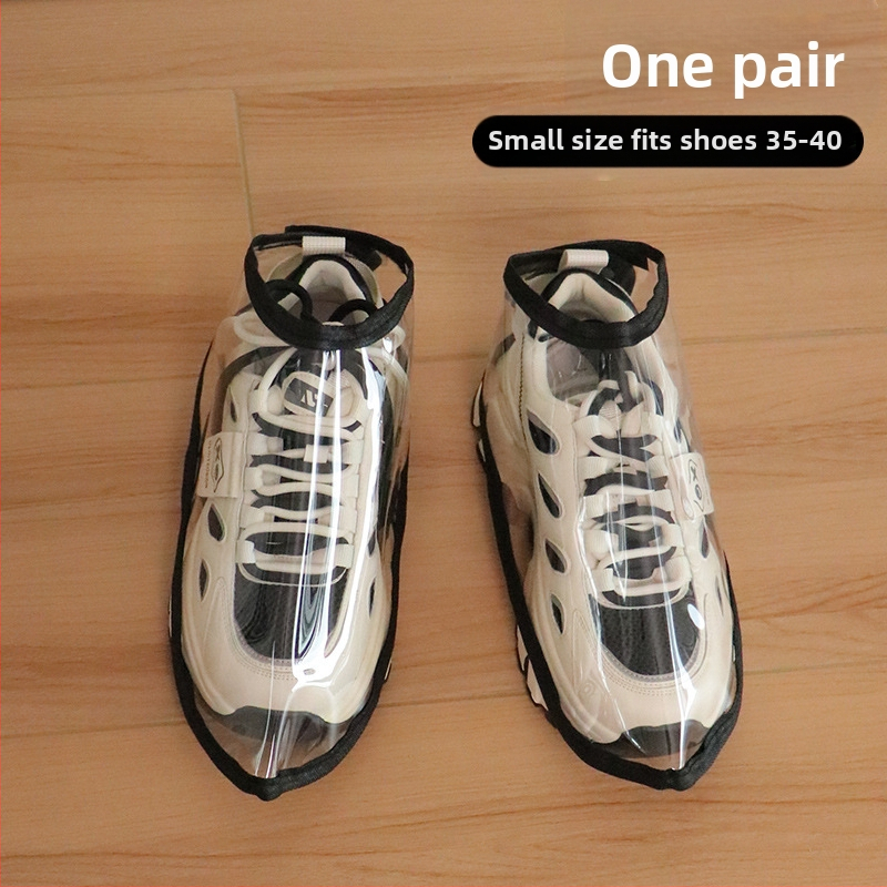 PVC avalynės apsaugos uždangalai kirpyklai, modelis 35-45 kodas, atsparūs vandeniui, skirti batams, dėžutėje 500 vnt.