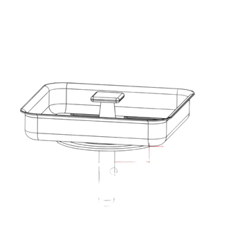 Talea сито за мивка с четиристранно уплътнение, SUS304 неръждаема стомана, модел QS251C001, тегло 61,9 g