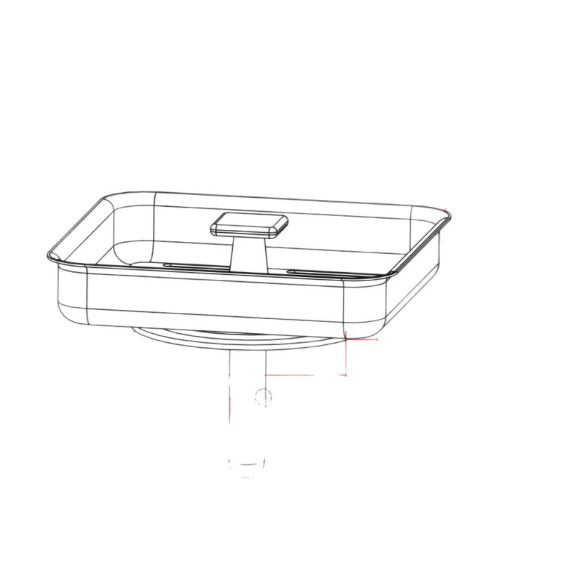 Talea сито за мивка с четиристранно уплътнение, SUS304 неръждаема стомана, модел QS251C001, тегло 61,9 g