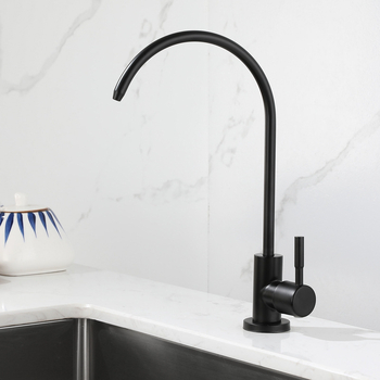 Кухненски кран за пречистване на вода, неръждаема стомана, едноконтактен студен директен питейен кран, керамичен клапан, 0–90°C, 1.0 MPa, модел 3006b