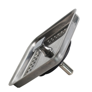 Konyhai mosogató dugó szűrővel, 304 rozsdamentes acél, QS724C001 modell, modern minimalista stílus