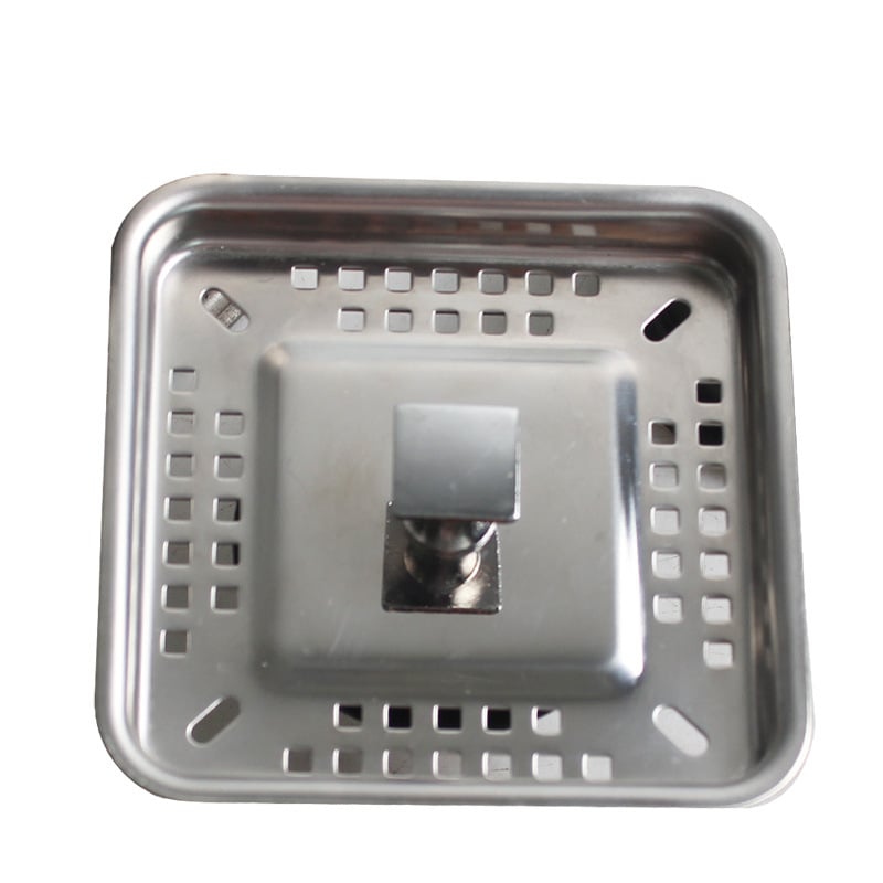 Konyhai mosogató dugó szűrővel, 304 rozsdamentes acél, QS724C001 modell, modern minimalista stílus