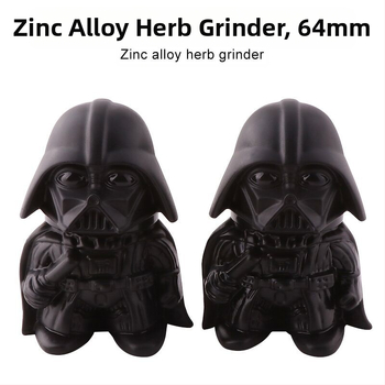 Cigarečių malūnė iš cinko lydinio, trijų sluoksnių, 64 mm skersmuo, vėju atsparus, su rinkimo ir saugojimo funkcijomis