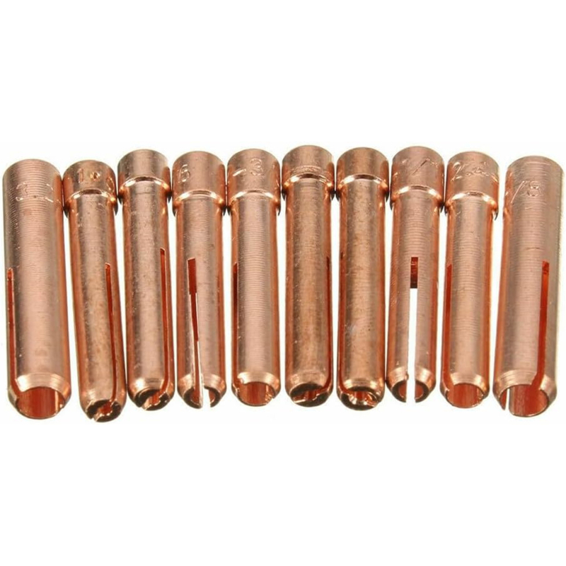 Argon ívhegesztés kiegészítők, 46 darabos készlet, kerámia fúvóka, elektróda tartó, kis csatlakozótest