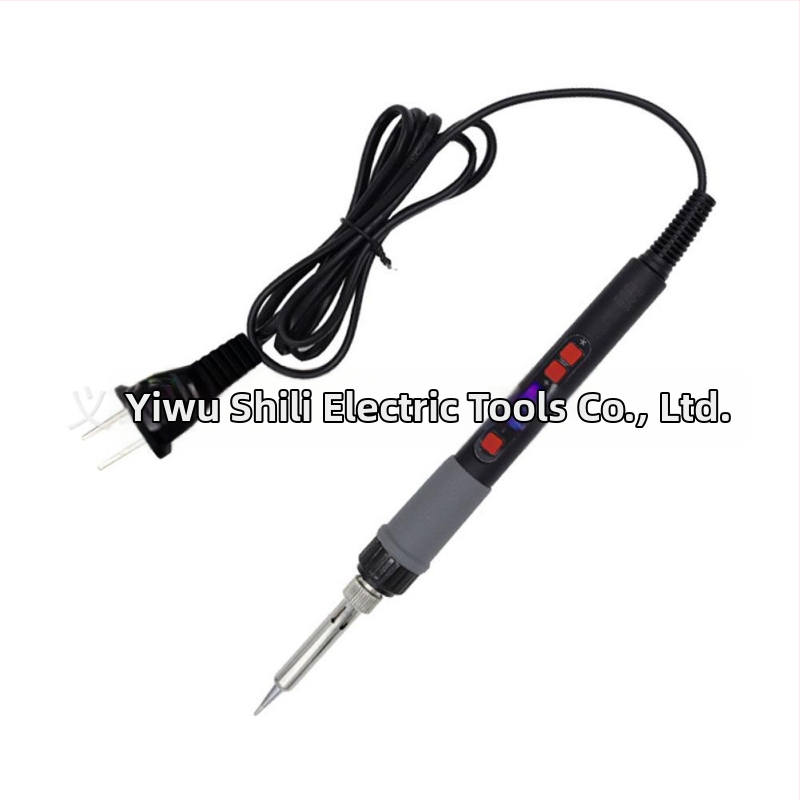 60W profesionalus litavimo įrankis su skaitmeniniu LCD ekranu, reguliuojama temperatūra, 220V maitinimas