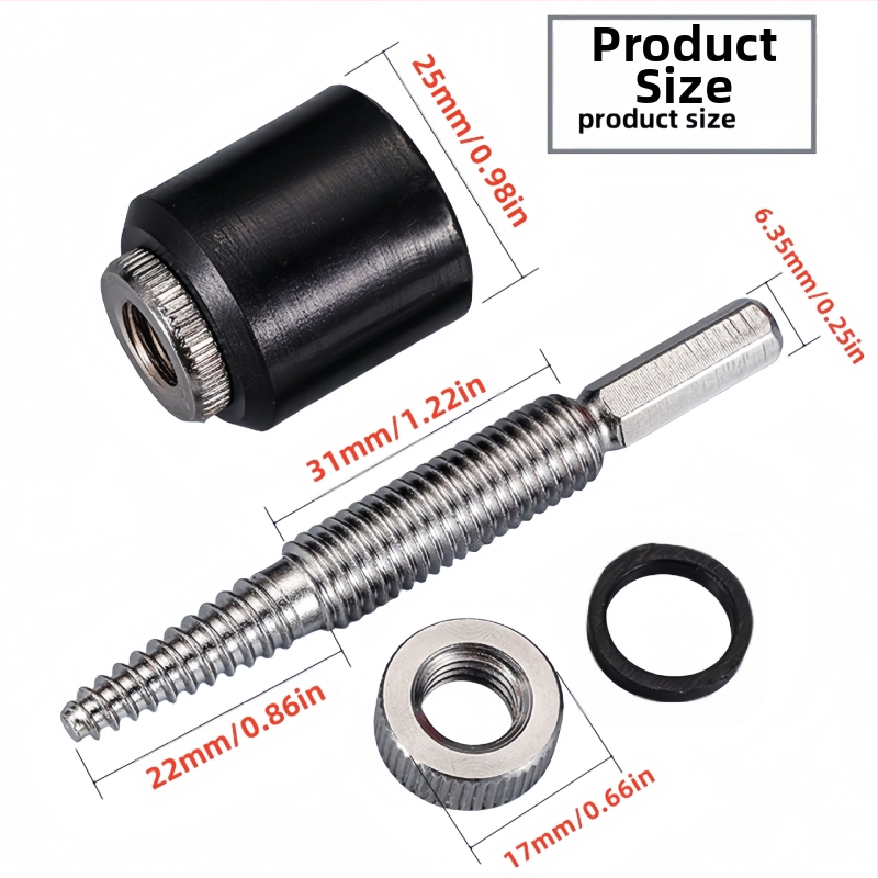 Екстрактор за разширителни винтове със шестограмен патрон – дължина 82 мм, 40Cr-V стомана, марка Xin mu tian, тегло 70 g