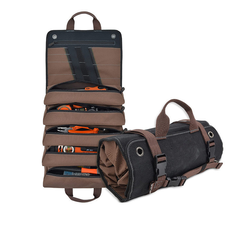 Ролкова преносима чанта за инструменти от Oxford плат – голям капацитет, многофункционална, чанта за електротехници