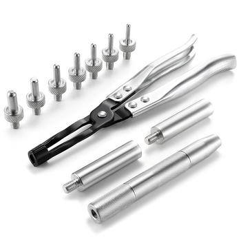 11-частен комплект инструменти за демонтаж на уплътнението на клапана, XC-TOOL, от хромово-ванадиева стомана, за ремонт на автомобили и машини