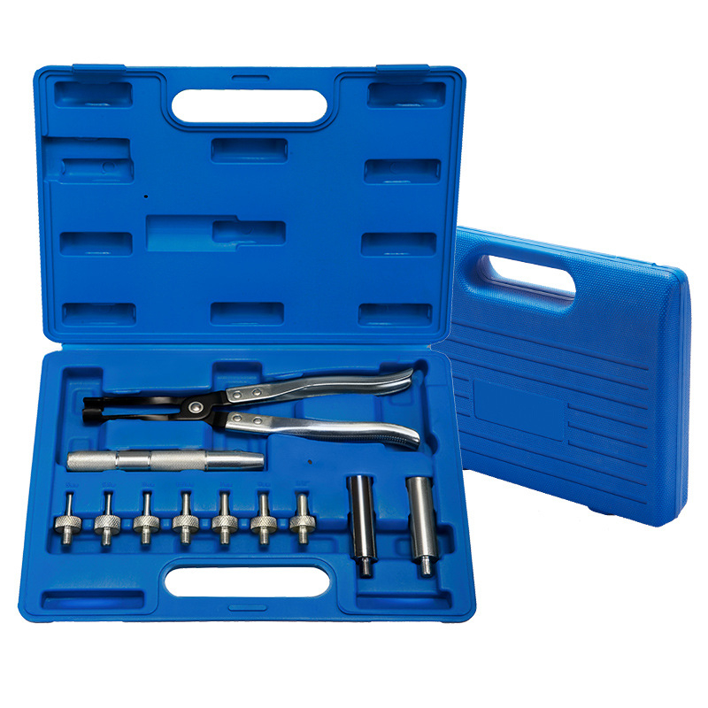 11-частен комплект инструменти за демонтаж на уплътнението на клапана, XC-TOOL, от хромово-ванадиева стомана, за ремонт на автомобили и машини