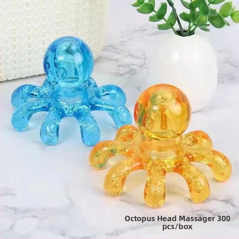 Galvas masāžas ierīce polipa formā, Zhejiang Lianfa, manuāla darbība, nav nepieciešams barošanas avots, apaļa masāžas galviņa, izlaists 2023