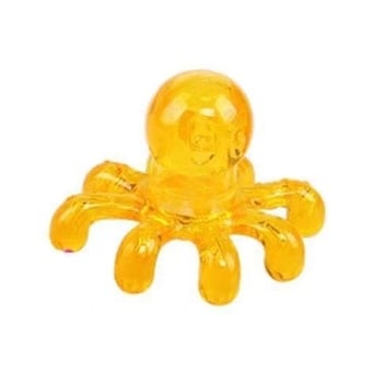 Galvas masāžas ierīce polipa formā, Zhejiang Lianfa, manuāla darbība, nav nepieciešams barošanas avots, apaļa masāžas galviņa, izlaists 2023