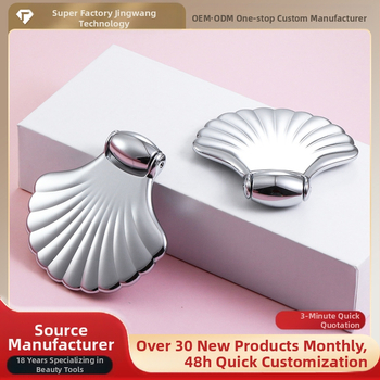 Metalinė V-veido masažo priemonė su gua sha plokštele ir pakėlimo lazdele — rankinis, be elektros; Namų naudojimui; Kilmė: Guangdong; Prekės ženklas: merry poetry Legge; Medžiaga: metalas