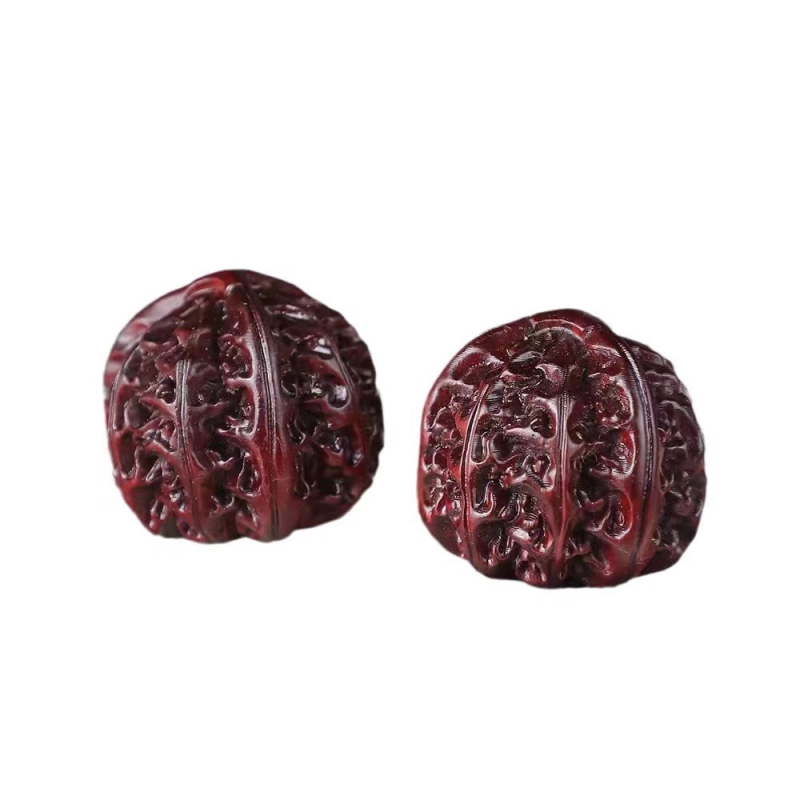 Μασάζ μπάλα χειρός από σανδαλόξυλο με γλυπτό χάραγμα — μοντέρνος μινιμαλιστικός σχεδιασμός από ξύλο