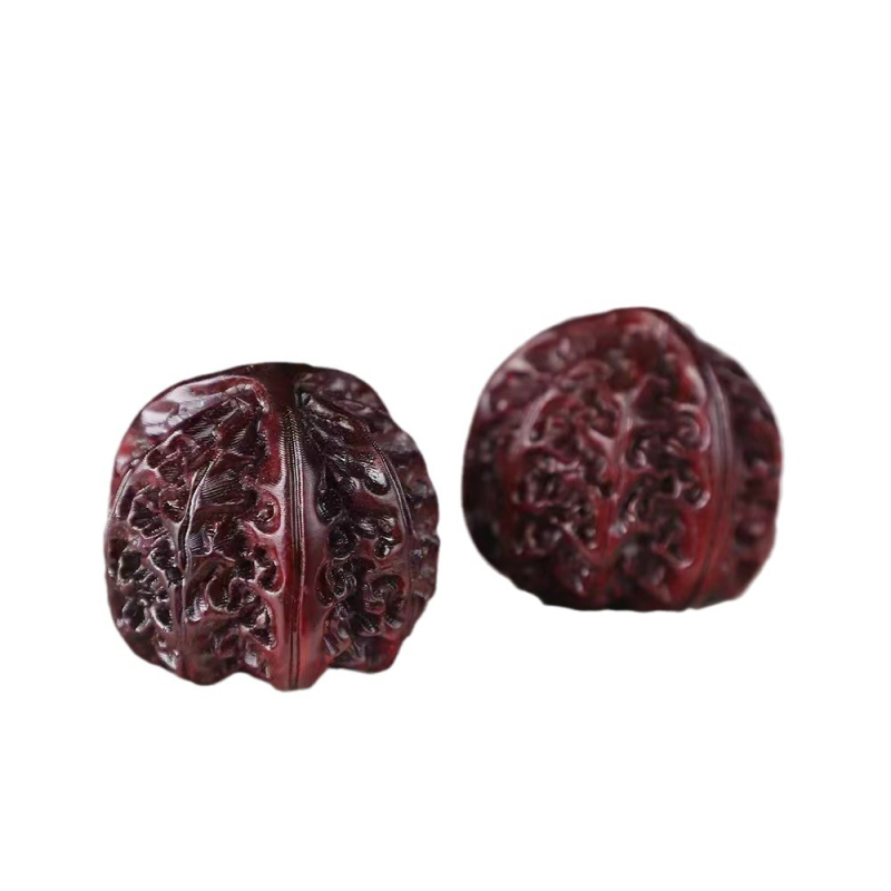 Μασάζ μπάλα χειρός από σανδαλόξυλο με γλυπτό χάραγμα — μοντέρνος μινιμαλιστικός σχεδιασμός από ξύλο