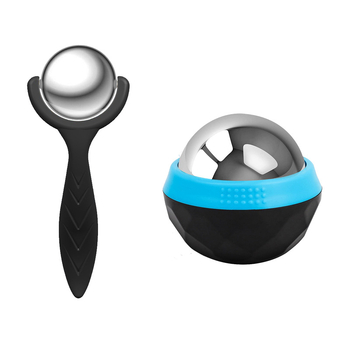 Nerūdijančio plieno fascijos masažo rutuliukų rinkinys — rankinis masažo įrankis raumenų atsipalaidavimui, karštas ir šaltas masažas, svoris 405 g