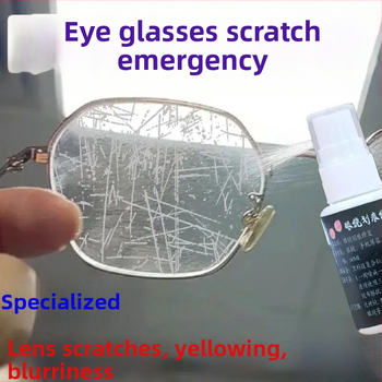 Akinų lęšių valymo skystis su įbrėžimų šalinimu – plastikas, vienpusė servetėlė, rankinis naudojimas, skirtas automobiliui