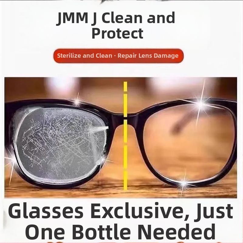 Akinų lęšių valymo skystis su įbrėžimų šalinimu – plastikas, vienpusė servetėlė, rankinis naudojimas, skirtas automobiliui