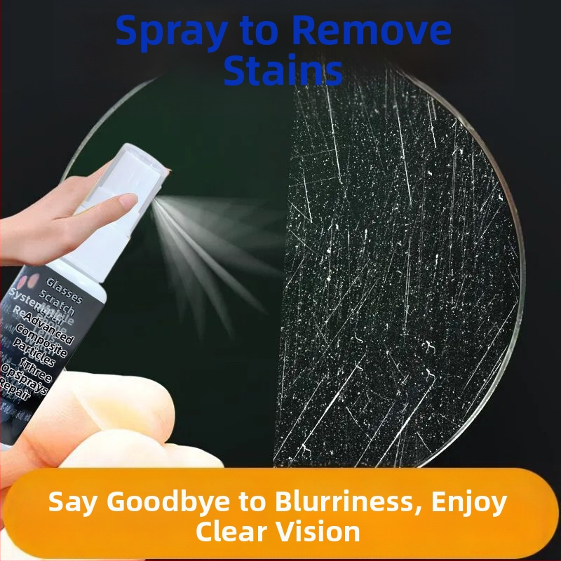 Akinų lęšių valymo skystis su įbrėžimų šalinimu – plastikas, vienpusė servetėlė, rankinis naudojimas, skirtas automobiliui