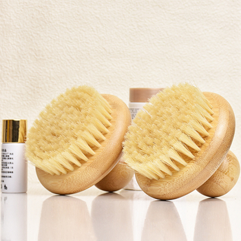 Διπλής χρήσης βούρτσα σώματος, υγρή και στεγνή, με μασάζ στην πλάτη, ξύλινες τρίχες, παραμετροποίηση διαθέσιμη, έτοιμη για ιδιωτική ετικέτα