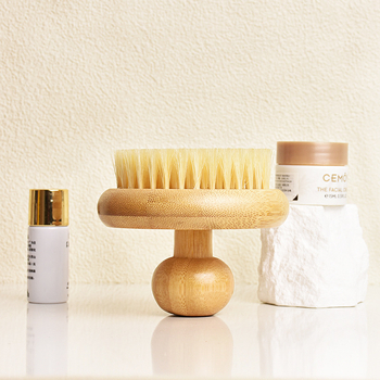 Διπλής χρήσης βούρτσα σώματος, υγρή και στεγνή, με μασάζ στην πλάτη, ξύλινες τρίχες, παραμετροποίηση διαθέσιμη, έτοιμη για ιδιωτική ετικέτα